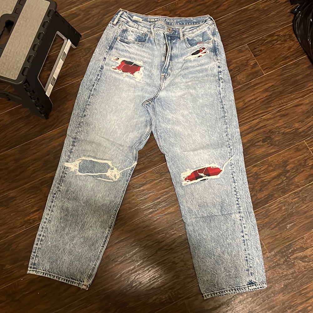 American eagle patch pants